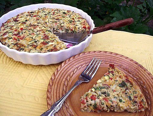 /><br/> <br/> ZUCCHINI QUICHE<br/> (Source: Adapted from <a href=